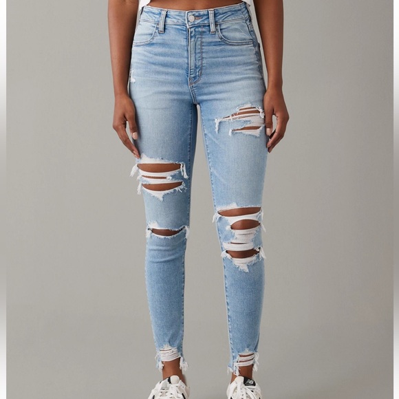 American Eagle Outfitters Denim - American Eagle super high waist jeggings, size 000